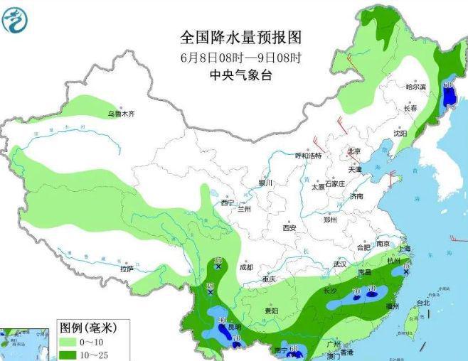 新一轮降雨来袭，大雨暴雨大暴雨分布下列地区，7～9号天气预报插图33