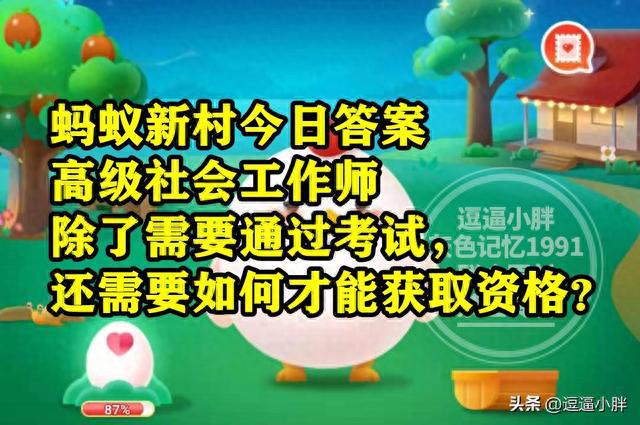 蚂蚁新村教育：高级社会工作师资格怎么才能获取是社会实践吗插图44