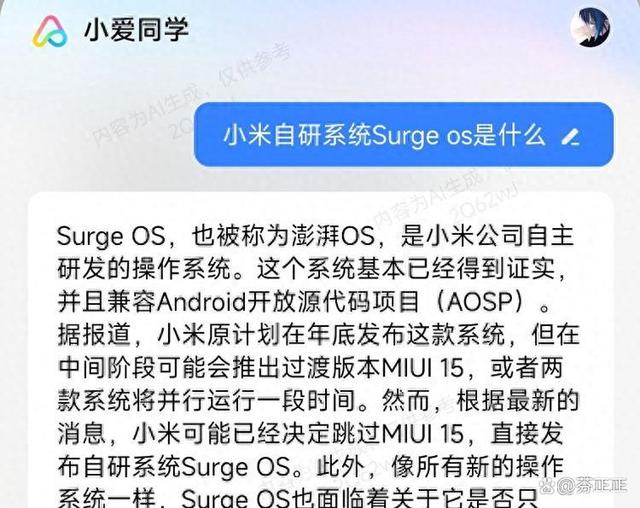 不叫MIOS？小米新系统可能命名澎湃OS插图11