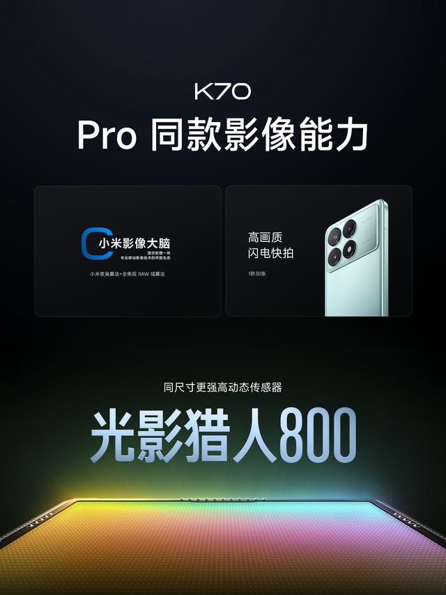 2499元起！红米K70正式发布：骁龙8Gen3+120W闪充+2K中国屏插图33