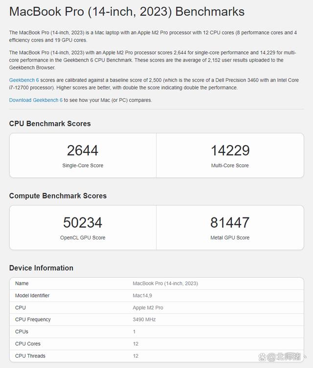 全新苹果M3Pro芯片测试曝光：性能高于M2Pro6%到14%插图11