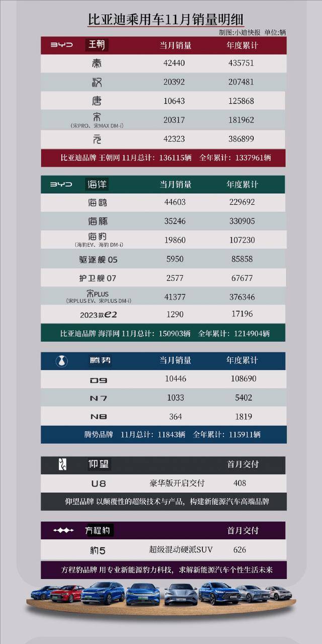 国产十大新能源11月销量：比亚迪再破30万，吉利、长城后来居上？插图22